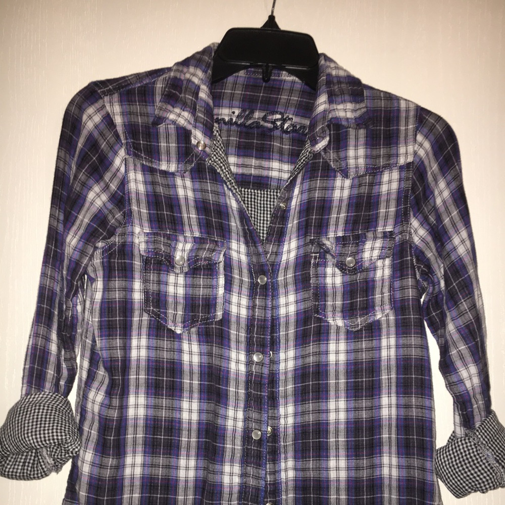 Plaid button up